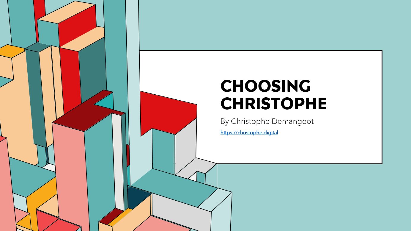 Choosing Christophe - Personal Marketing